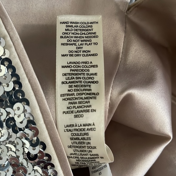 WHBM Ombre Sequin Bustier Mixed Metallic 00 - Picture 9 of 9